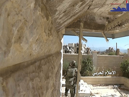 Avance del ejército sirio y Hezbolá en Zabadani Avance del ejército sirio y Hezbolá en la estratégica Zabadani